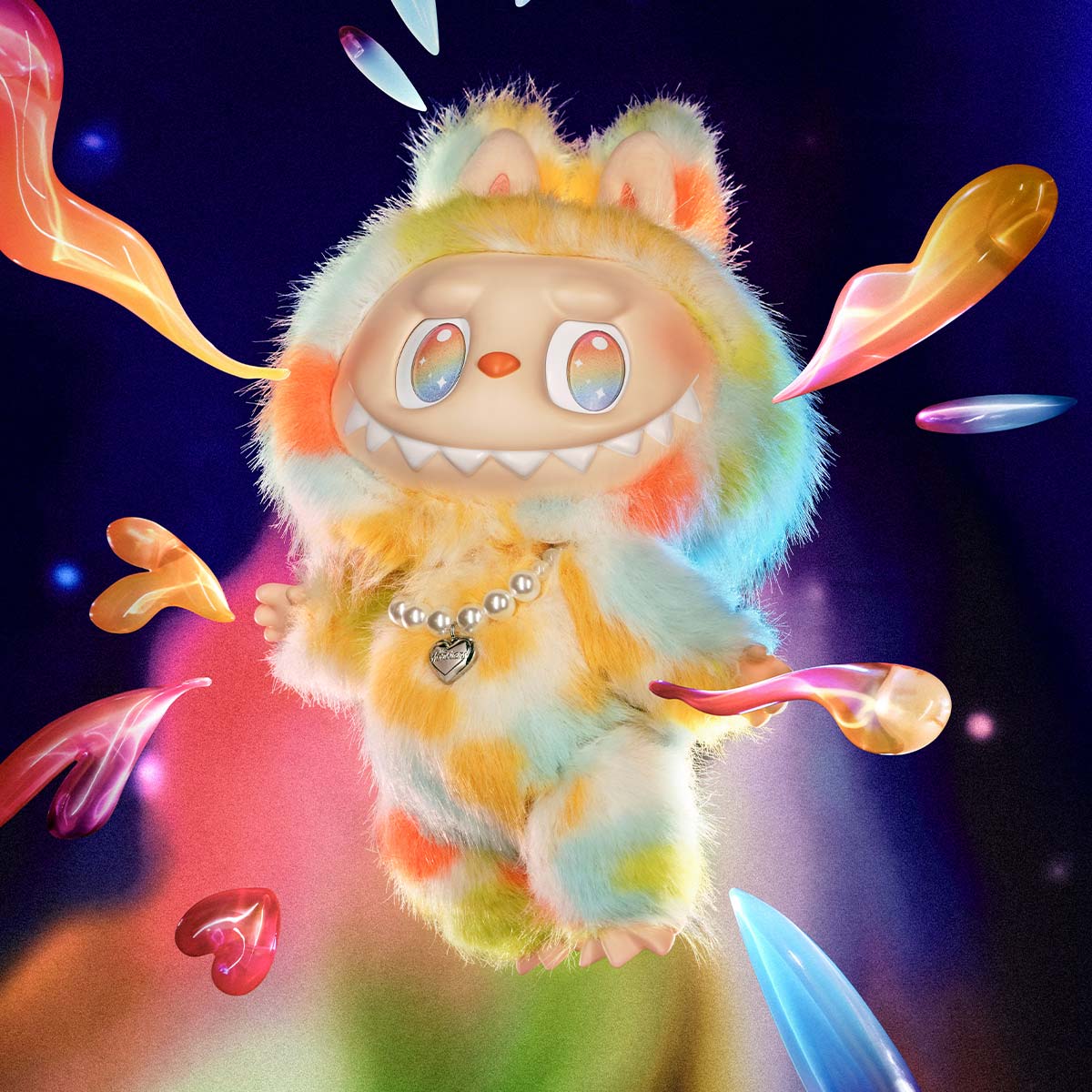 POP MART THE MONSTERS Labubu Big into Energy Series-ROCK THE UNIVERSE Vinyl Plush Doll