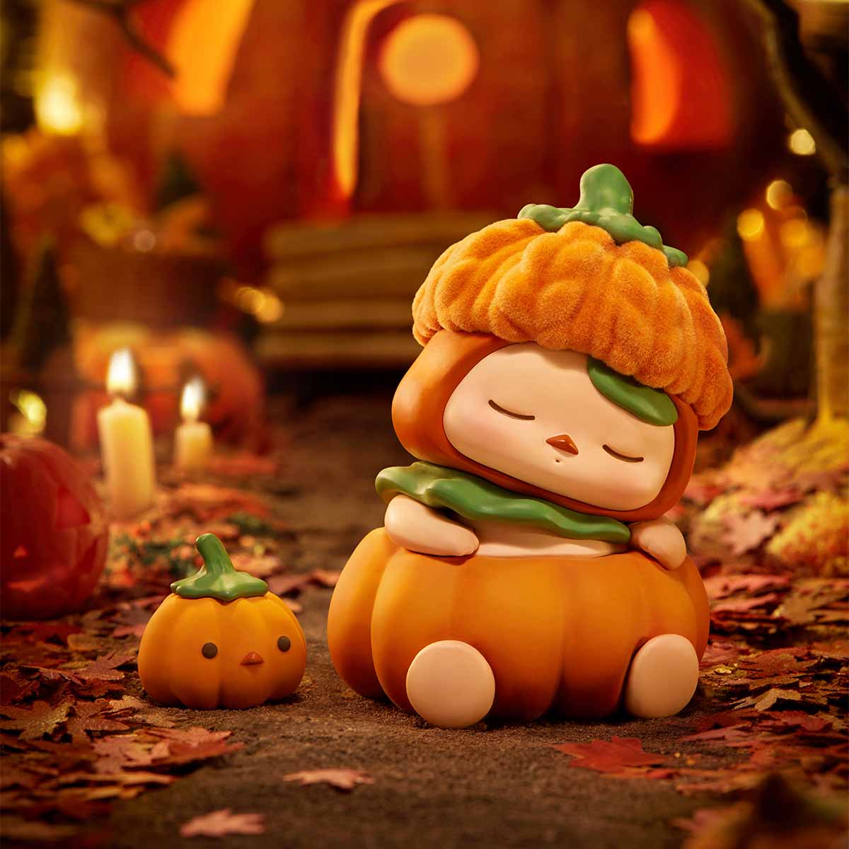 POP MART PUCKY Pumpkin Baby Figure
