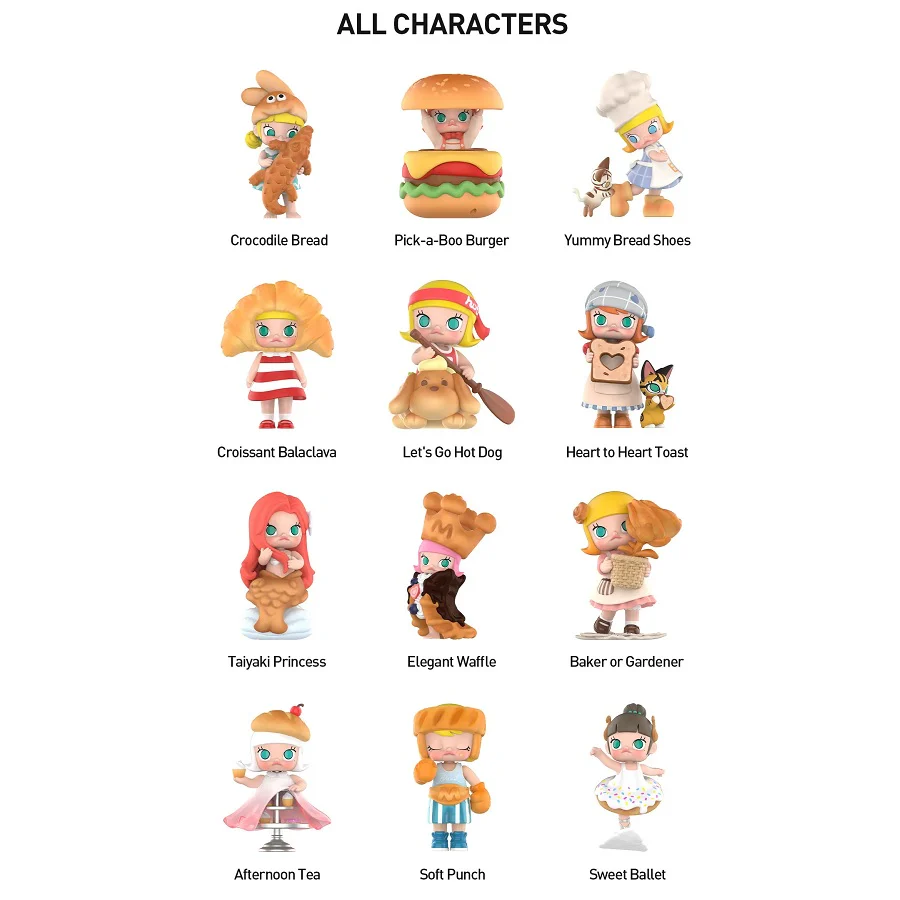 POP MART MOLLY Carb-Lover Series Figures 1 Blind Box