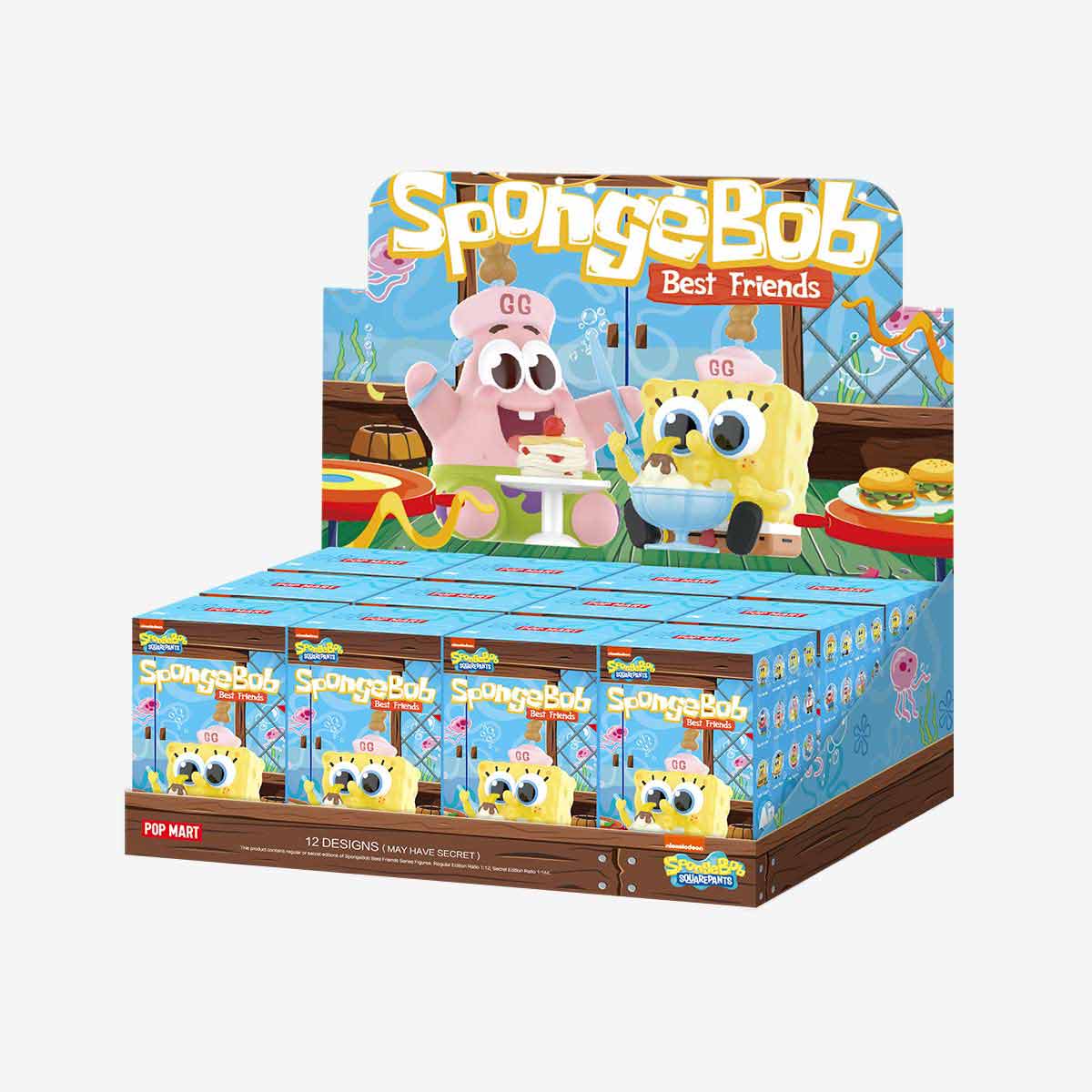 POP MART SpongeBob Best Friends Series Figures 1 Blind Box