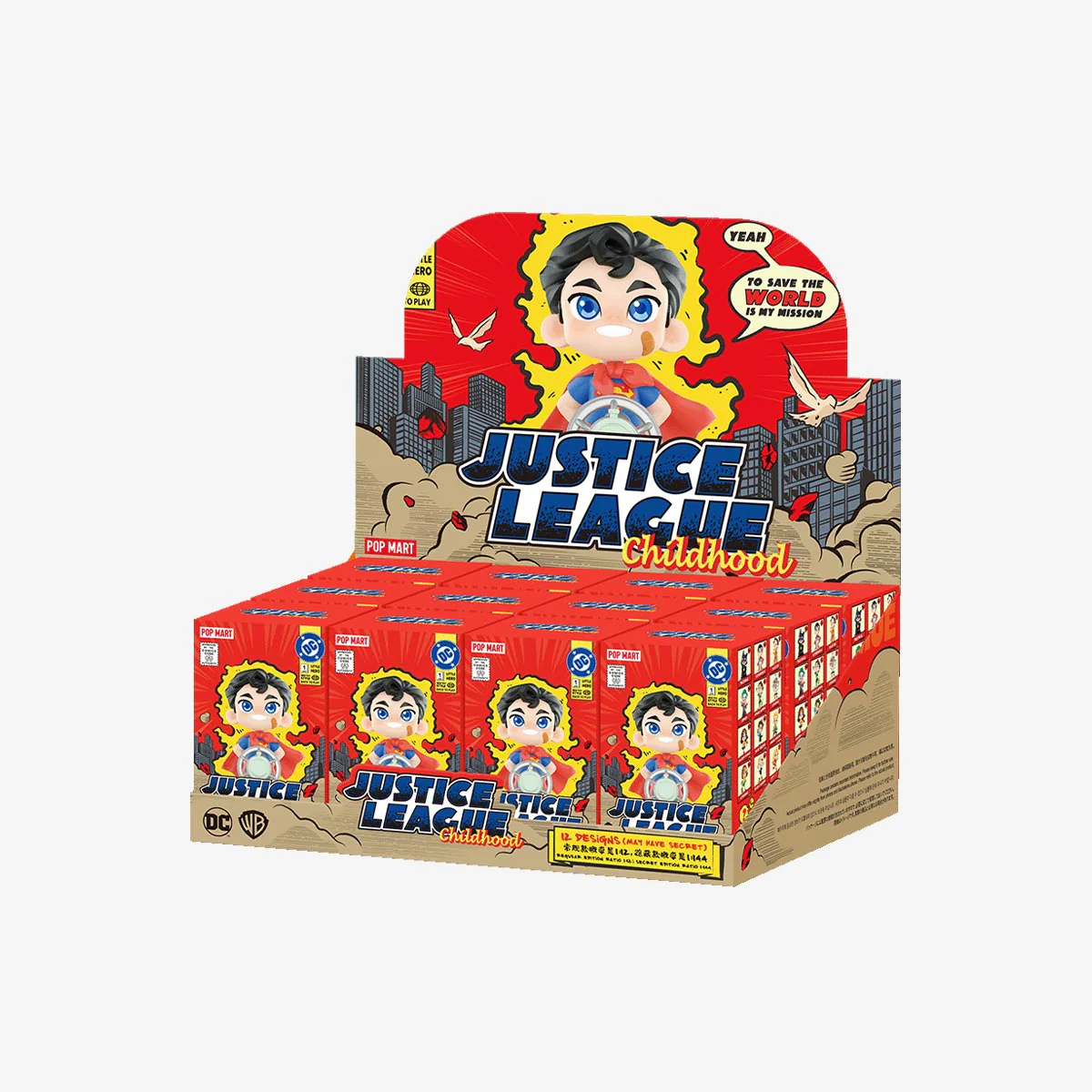 POP MART DC Justice League Childhood Series Figures 1 Blind Box