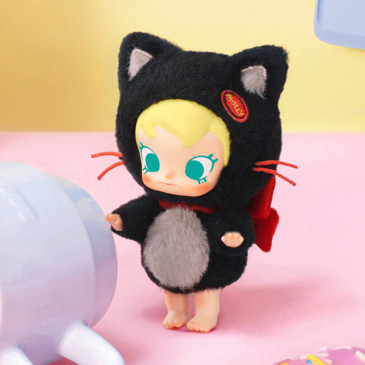 POP MART Baby Molly Pocket Friends Series-Vinyl Plush Pendant 1 Sealed Case