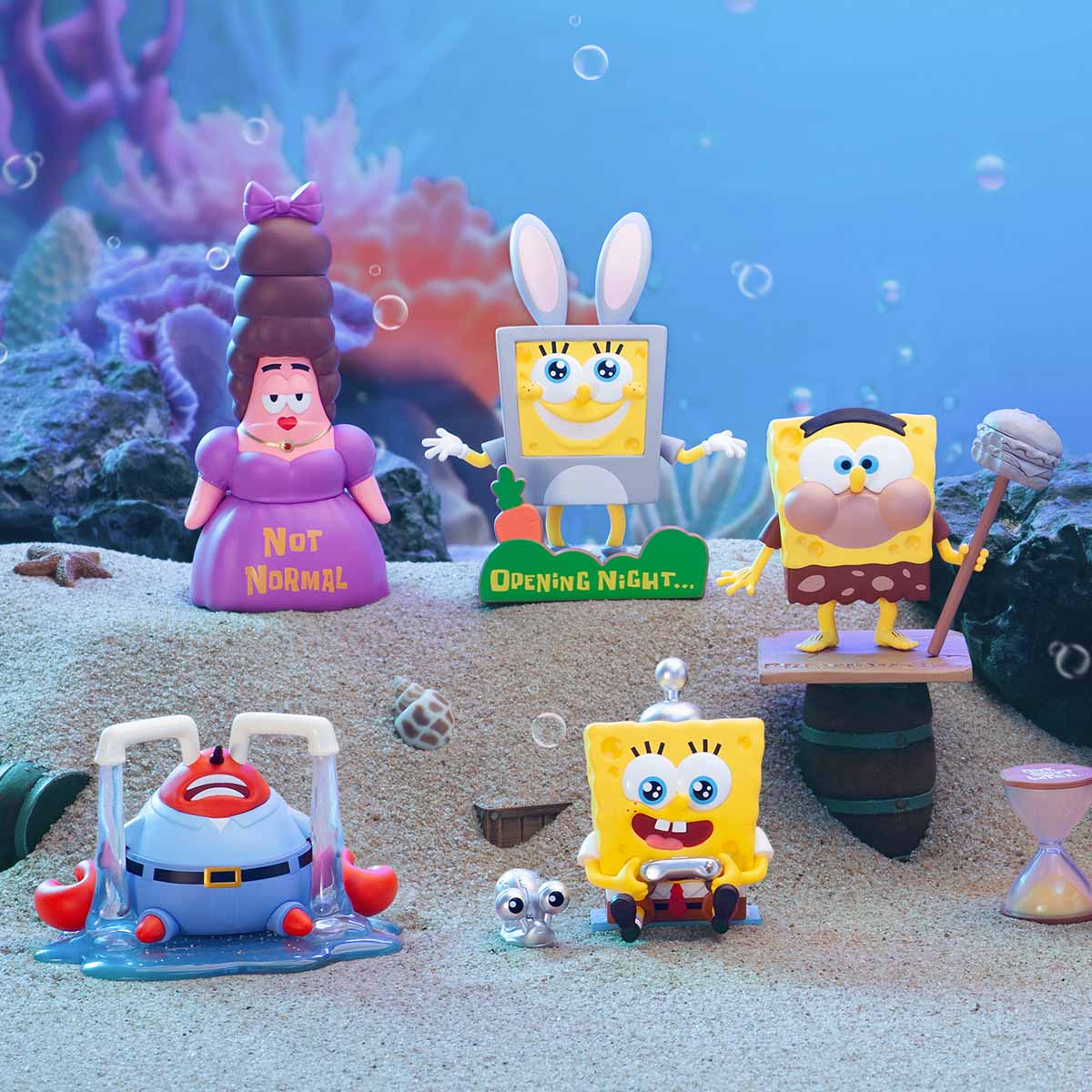 POP MART SpongeBob Life Transitions Series Figures 1 Blind Box