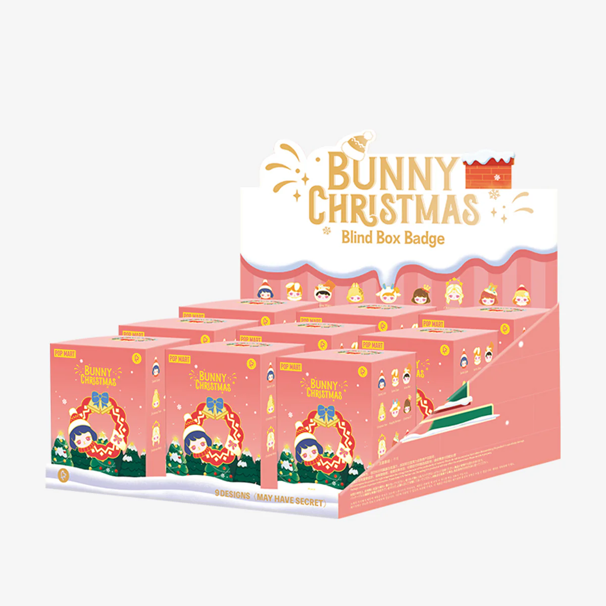 POP MART Bunny Christmas Series-Badge 1 Blind Box