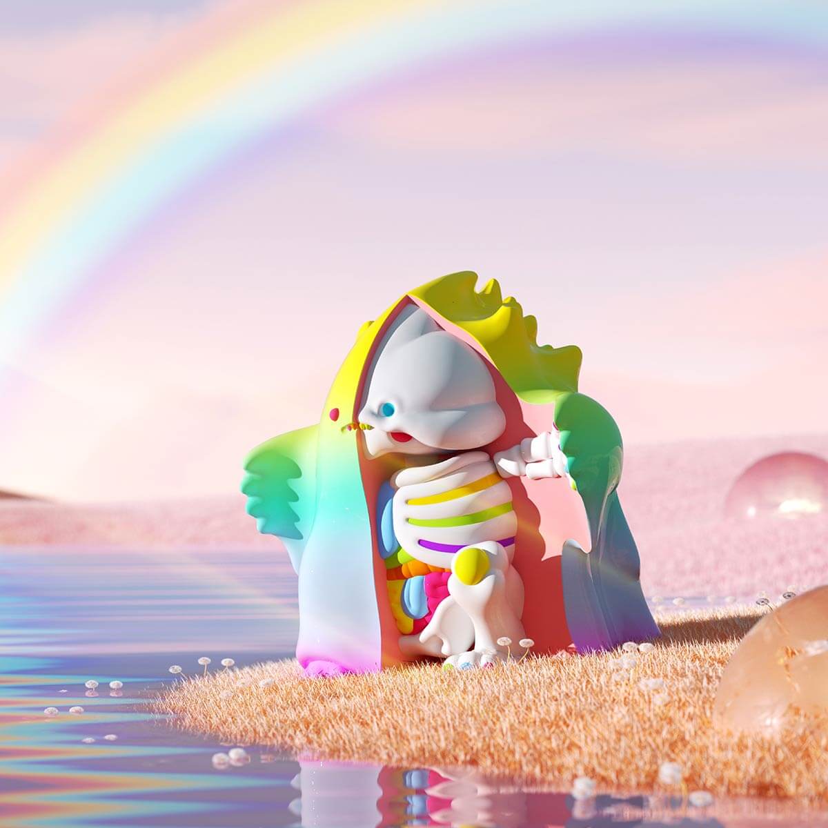 POP MART MEGA COLLECTION YUKI Rainbow 400%