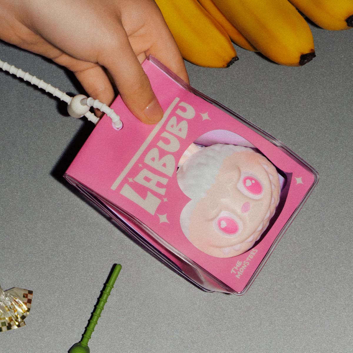 POP MART THE MONSTERS Labubu Wacky Mart Series-Pinch Pendant 1 Sealed Case