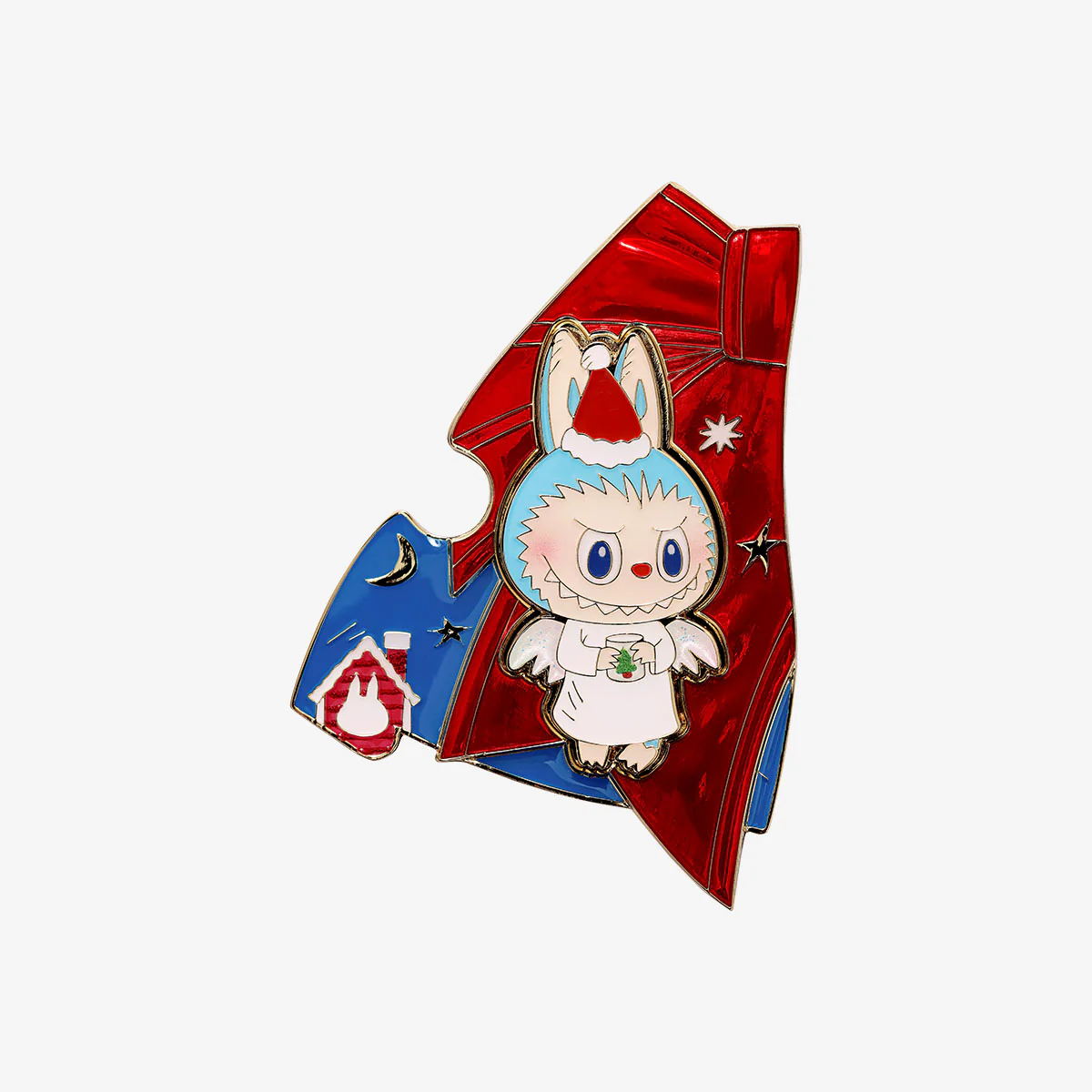 POP MART THE MONSTERS Let's Christmas Series-Fridge Magnet  1 Blind Box