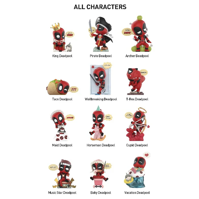 POP MART Marvel Deadpool Series Figures 1 Blind Box