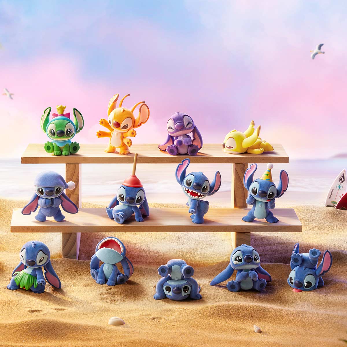 POP MART Disney Stitch Little Emotions Series Figures 1 Sealed Case