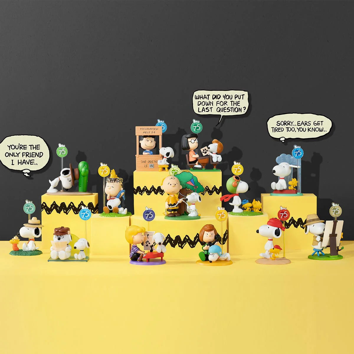 POP MART Peanuts 75th Anniversary Snoopy Comic Life Series Figures 1 Blind Box
