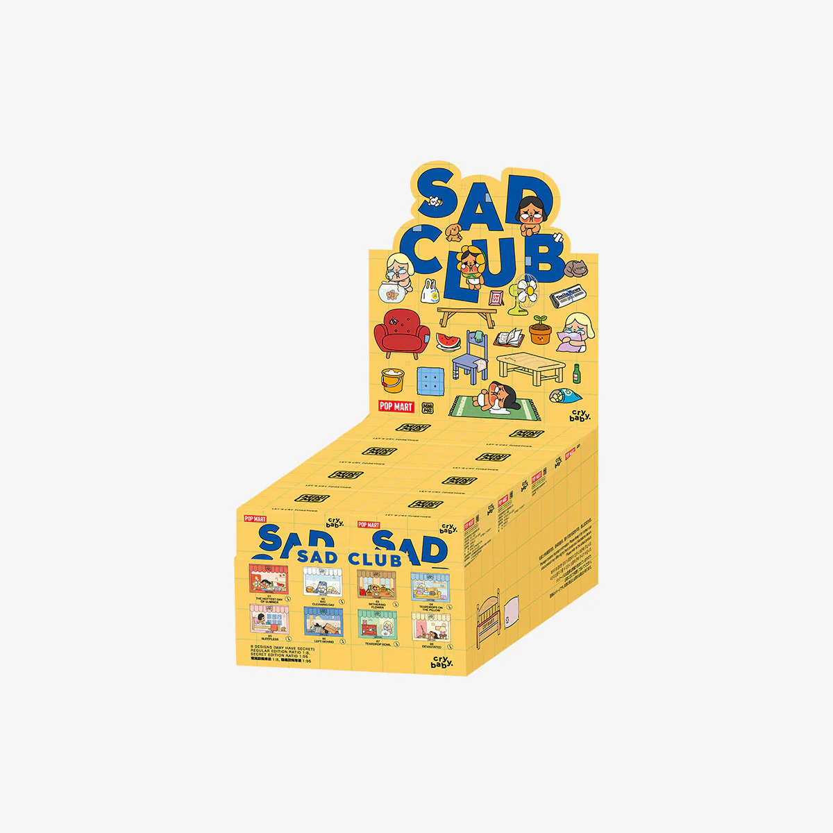 POP MART CRYBABY Sad Club Series Scene Sets 1 Blind Box