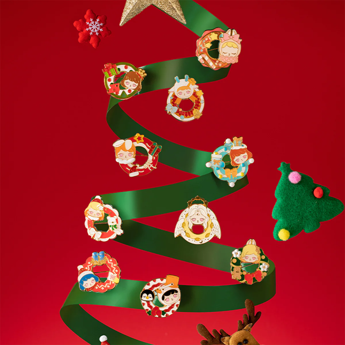 POP MART Bunny Christmas Series-Badge 1 Blind Box