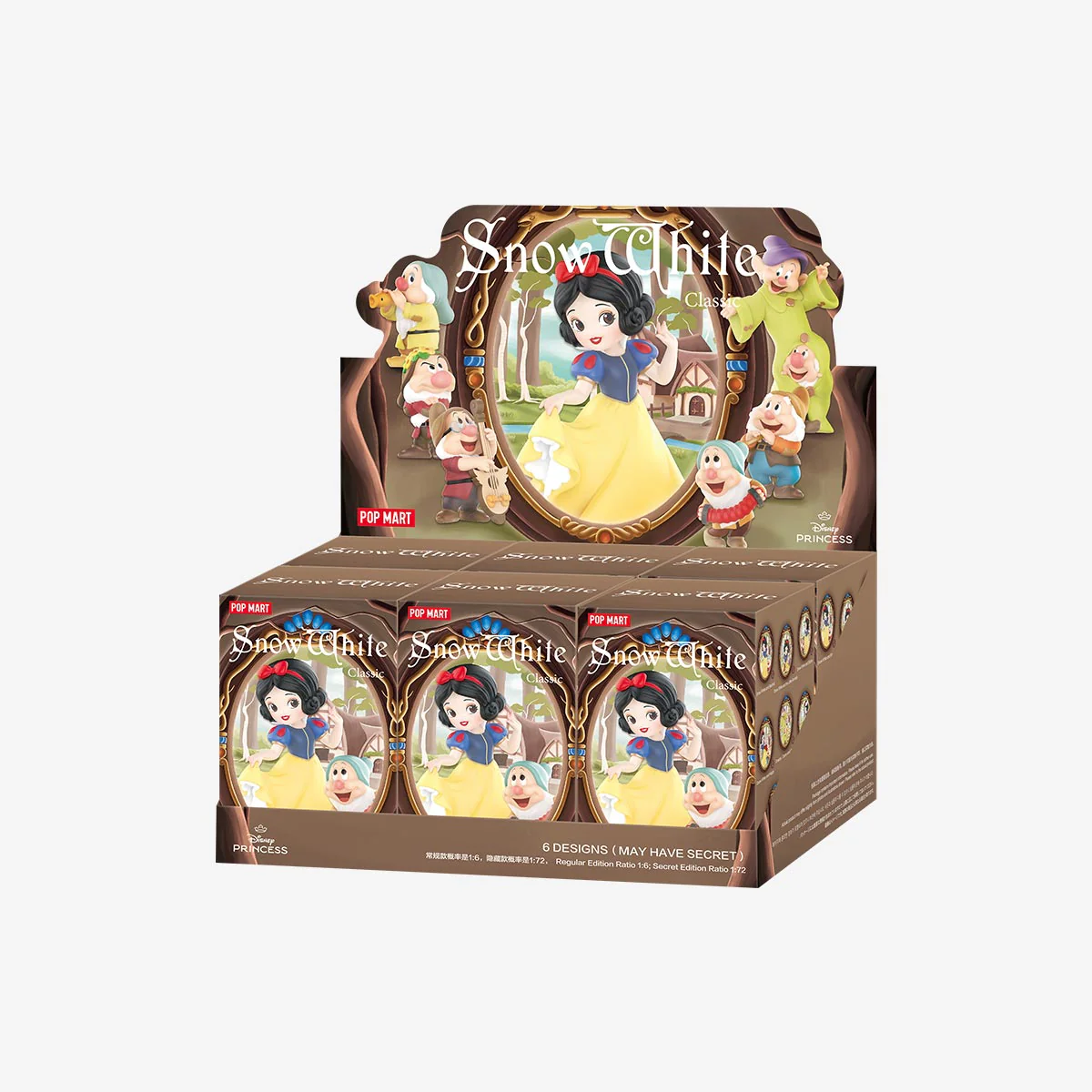POP MART Disney Snow White Classic Series Figures 1 Blind Box