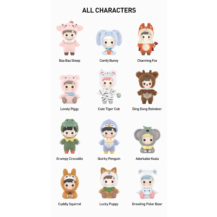 POP MART HACIPUPU Snuggle With You Series Figures 1 Blind Box