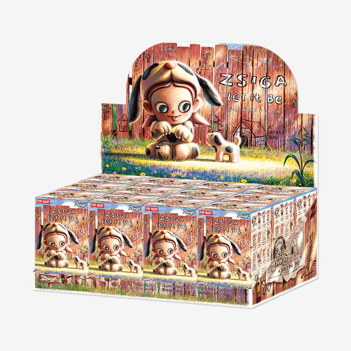 POP MART Zsiga Let It Be Series Figures  1 Blind Box