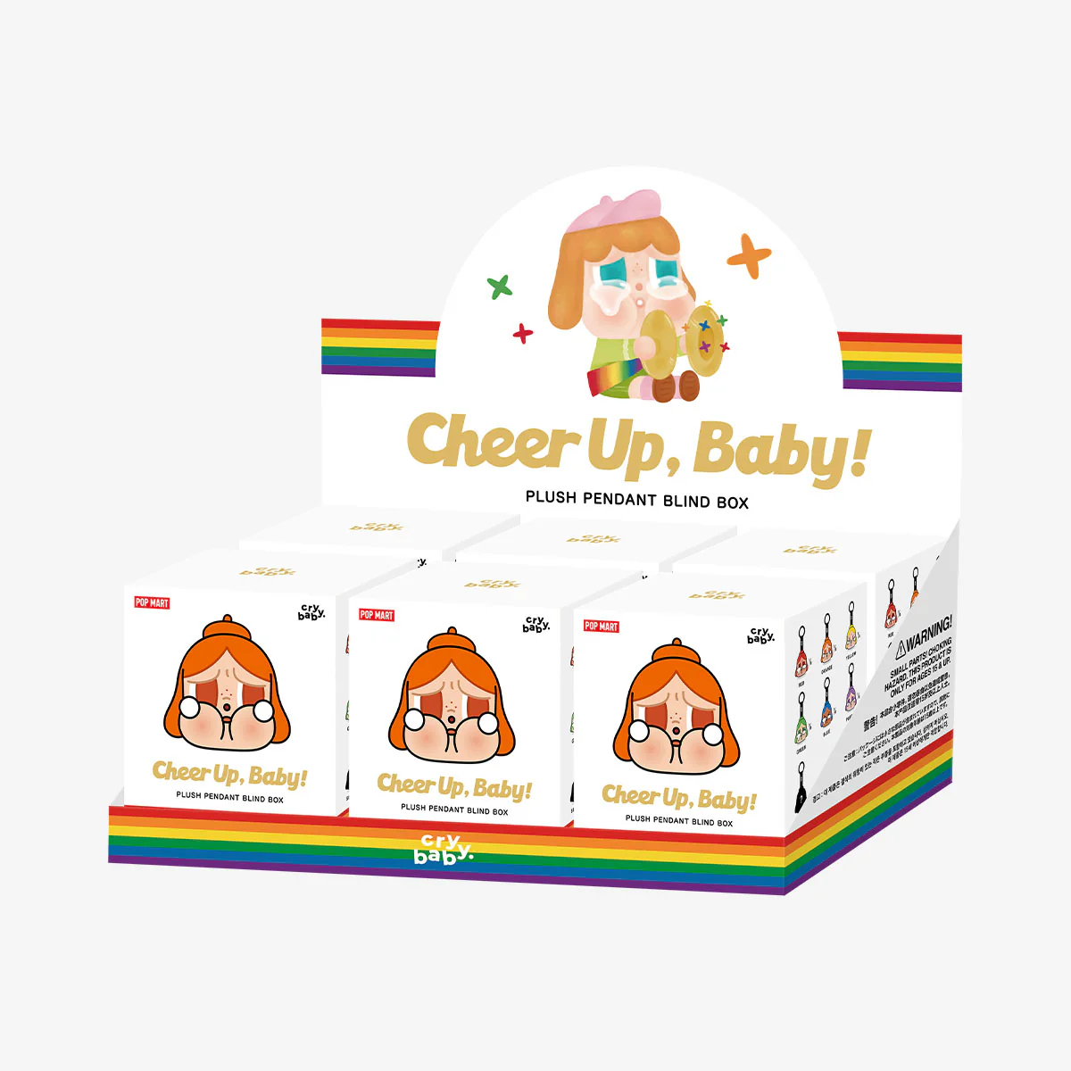 POP MART CRYBABY CHEER UP, BABY! SERIES-Plush Pendant 1 Blind Box