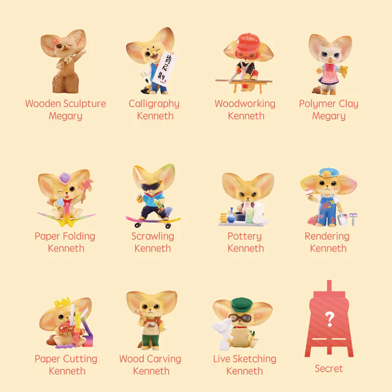 POP MART Kenneth Art Classroom Series 1 Blind Box
