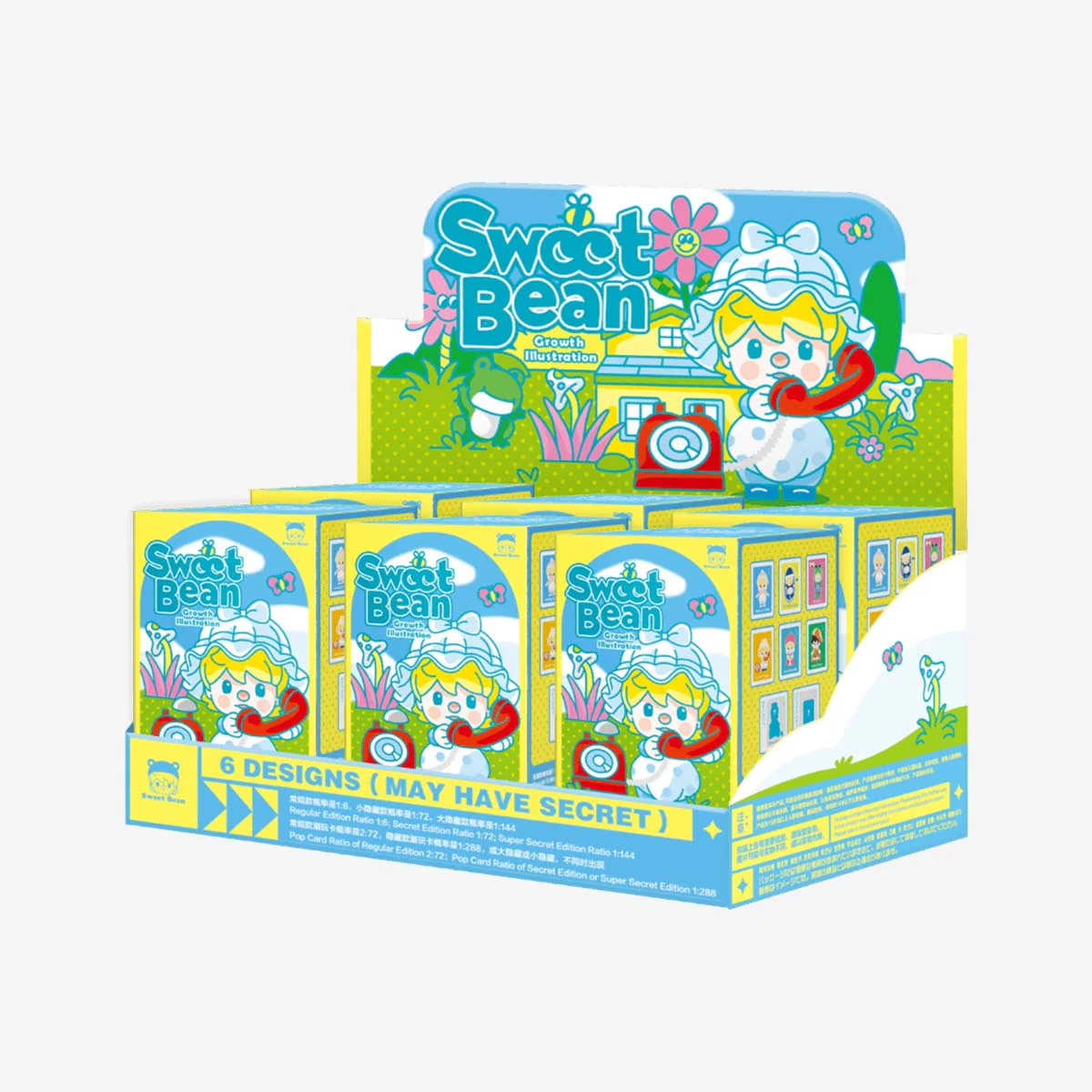 POP MART Sweet Bean Growth Illustration Series Figures 1 Blind Box