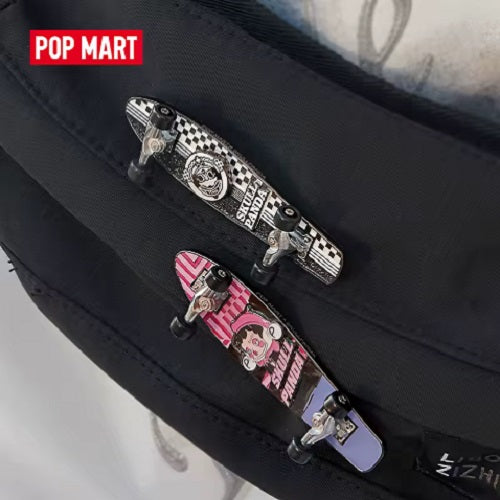 POP MART SKULLPANDA Hypepanda Idol Trainee Finger Skateboard Badge