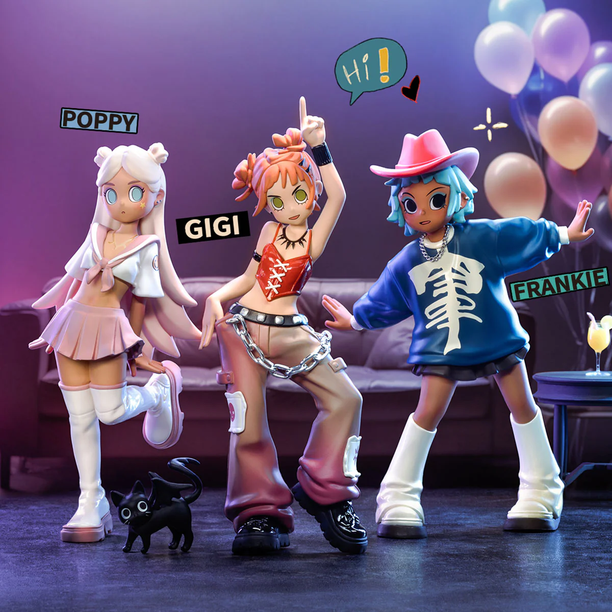 POP MART Peach Riot Rise Up Series Figures 1 Blind Box