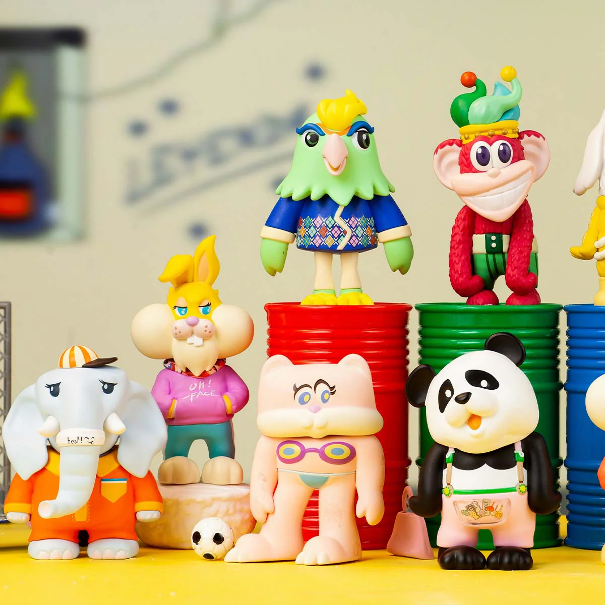 POP MART COOLRAINLABO Oh Face Series 1 Blind Box