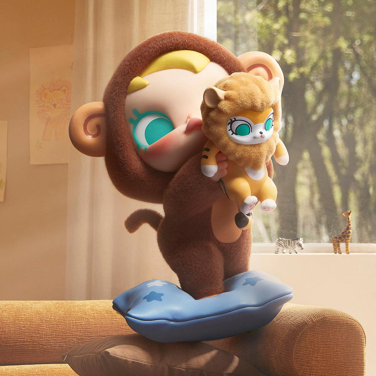 POP MART Baby Molly & Baby Tabby Series Figures 1 Blind Box