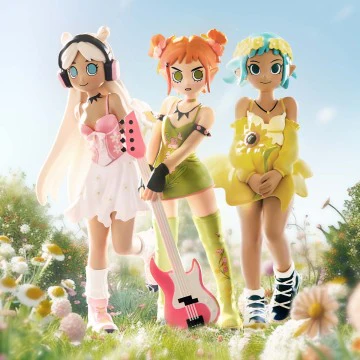 POP MART Peach Riot Punk Fairy Series Figures 1 Blind Box
