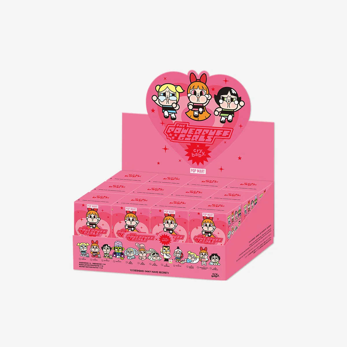 POP MART CRYBABY x Powerpuff Girls Series Figures 1 Blind Box