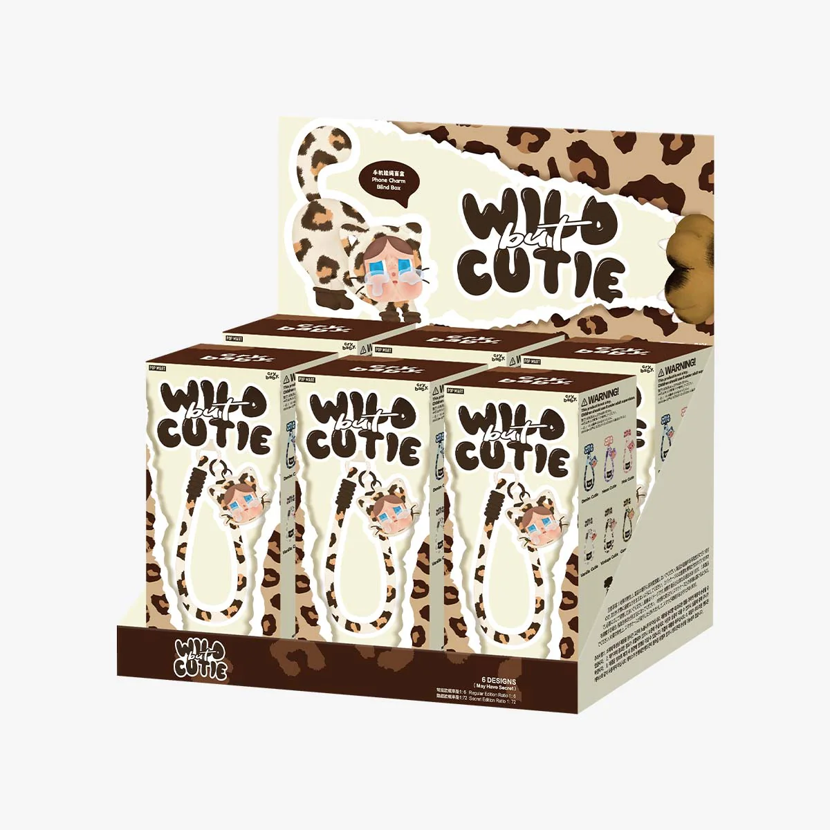POP MART CRYBABY Wild but Cutie Series-Phone Charm 1 Blind Box