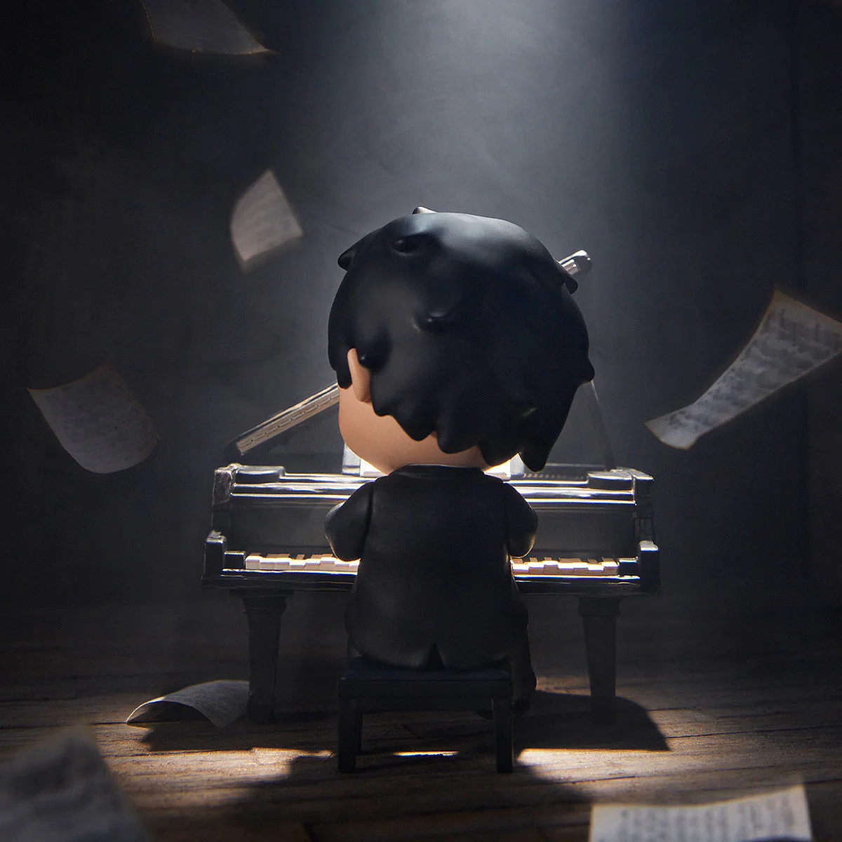 POP MART Hirono The Pianist Figure