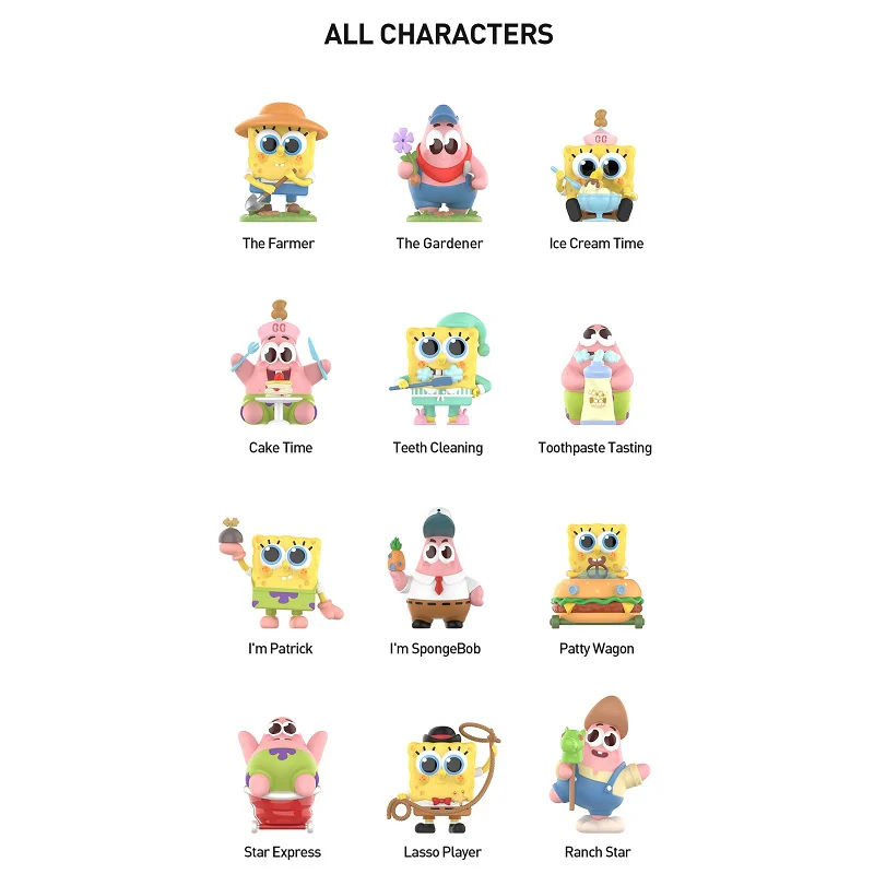 POP MART SpongeBob Best Friends Series Figures 1 Blind Box