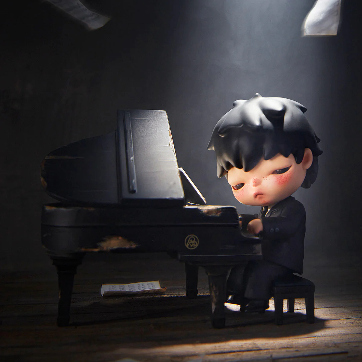 POP MART Hirono The Pianist Figure