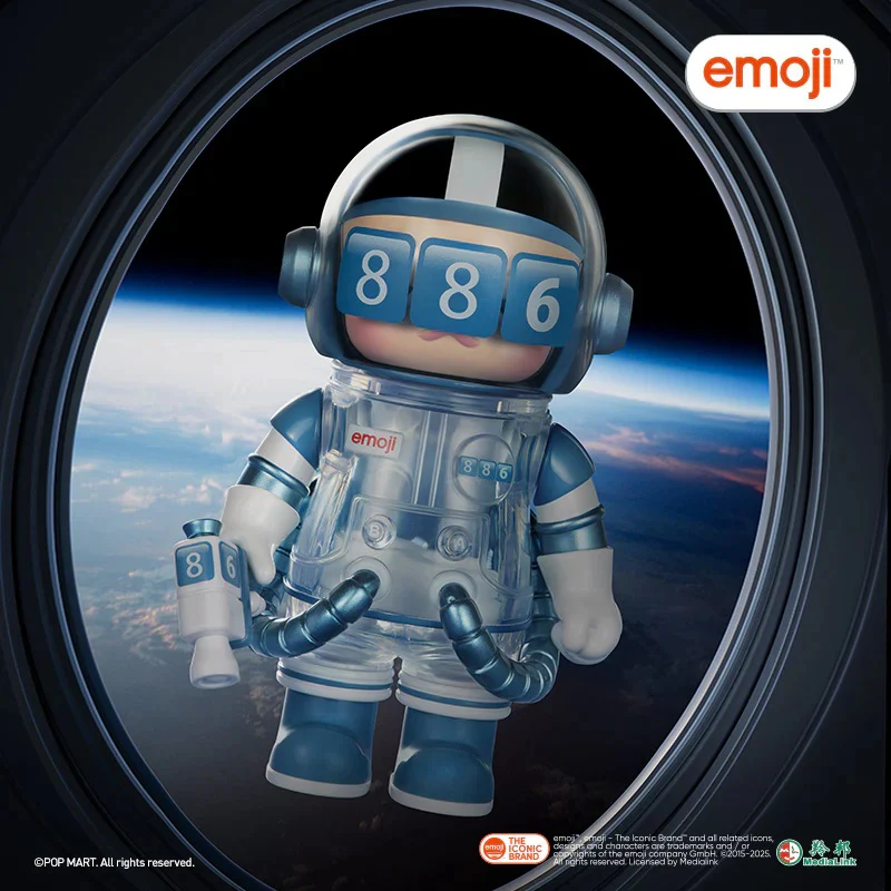 POP MART MEGA SPACE MOLLY 100% × emoji™ Series 1 Blind Box