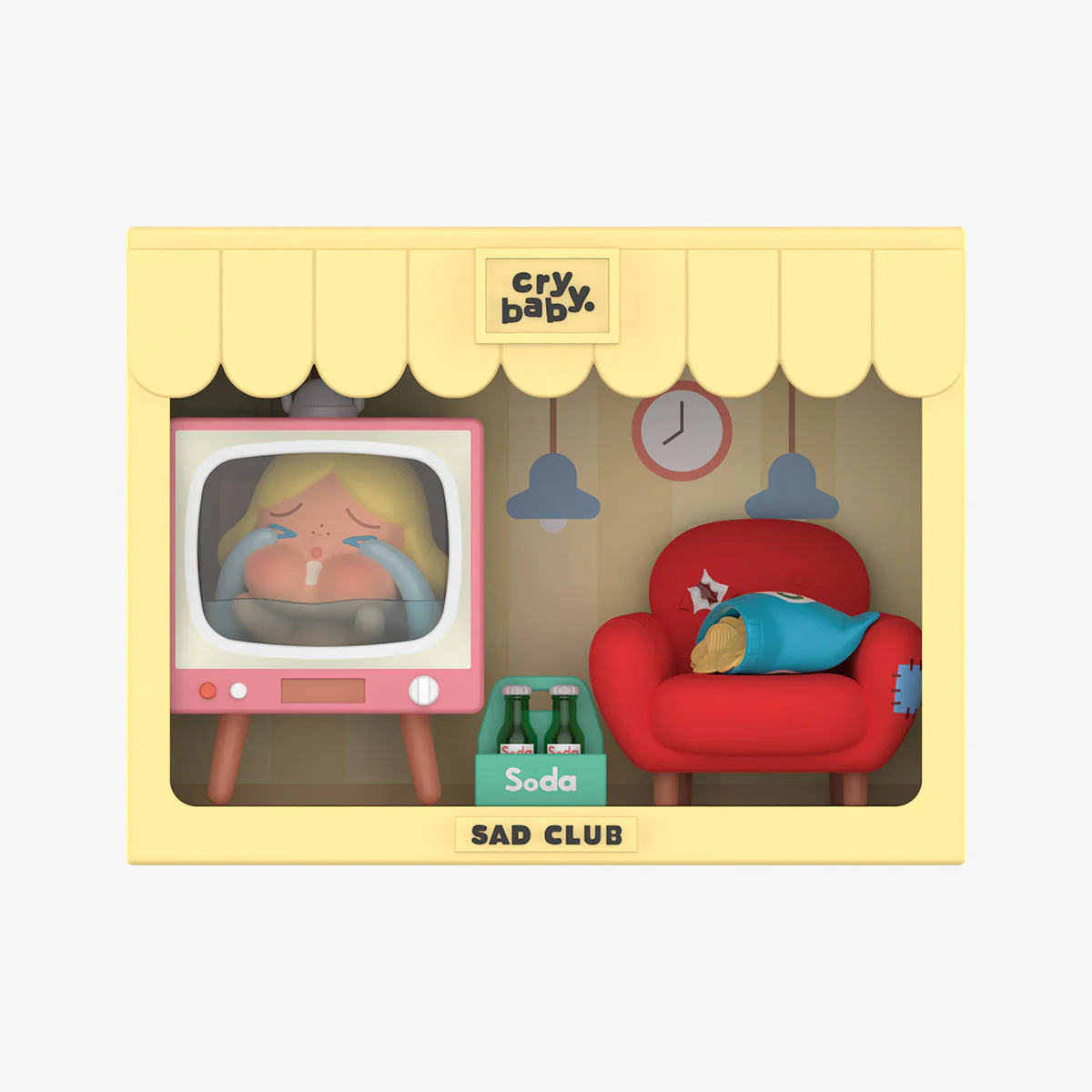 POP MART CRYBABY Sad Club Series Scene Sets 1 Blind Box