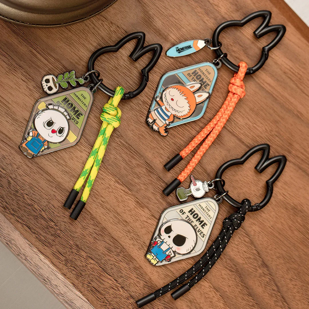 POP MART The Monsters Home of the Elves Series Pendant Keychain 1 Blind Box