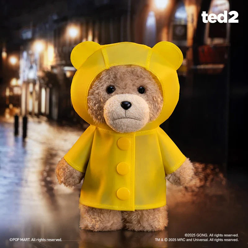 POP MART ted 2 Teddy Bear Action Plush Pendant 1 Blind Box