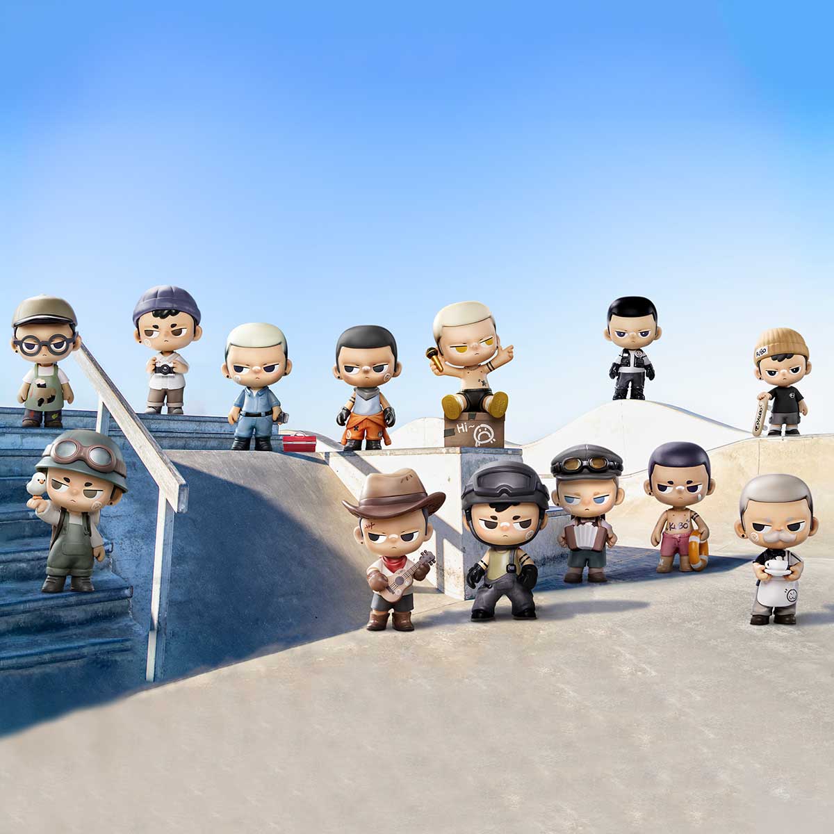 POP MART KUBO Walks of Life Series Figures 1 Blind Box