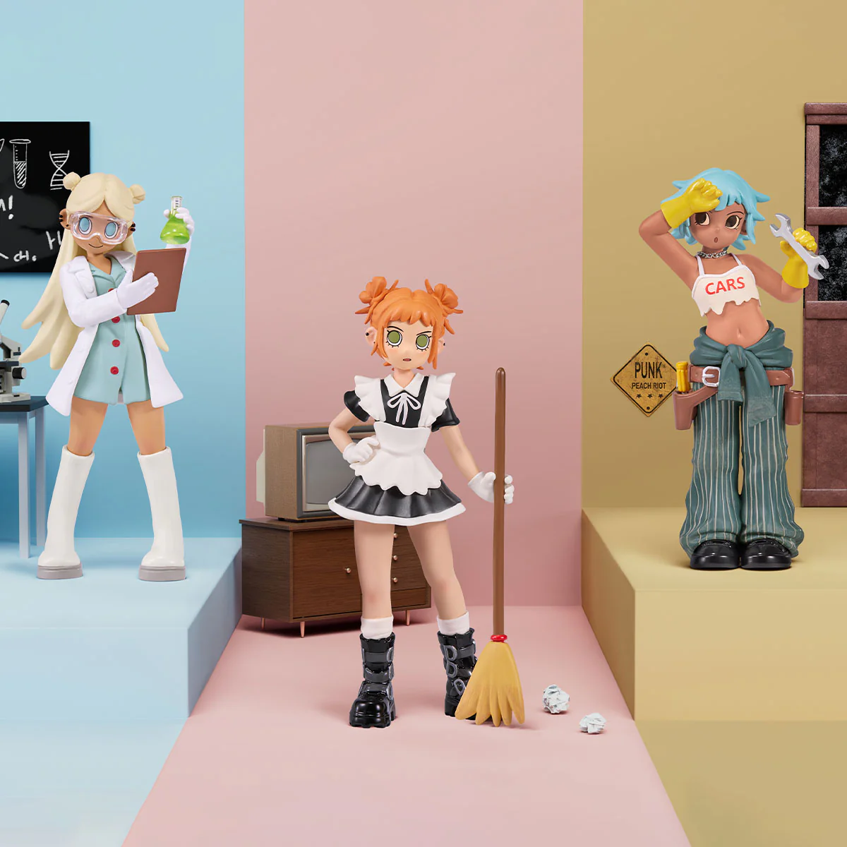 POP MART Peach Riot Rush Hour Series Figures 1 Blind Box