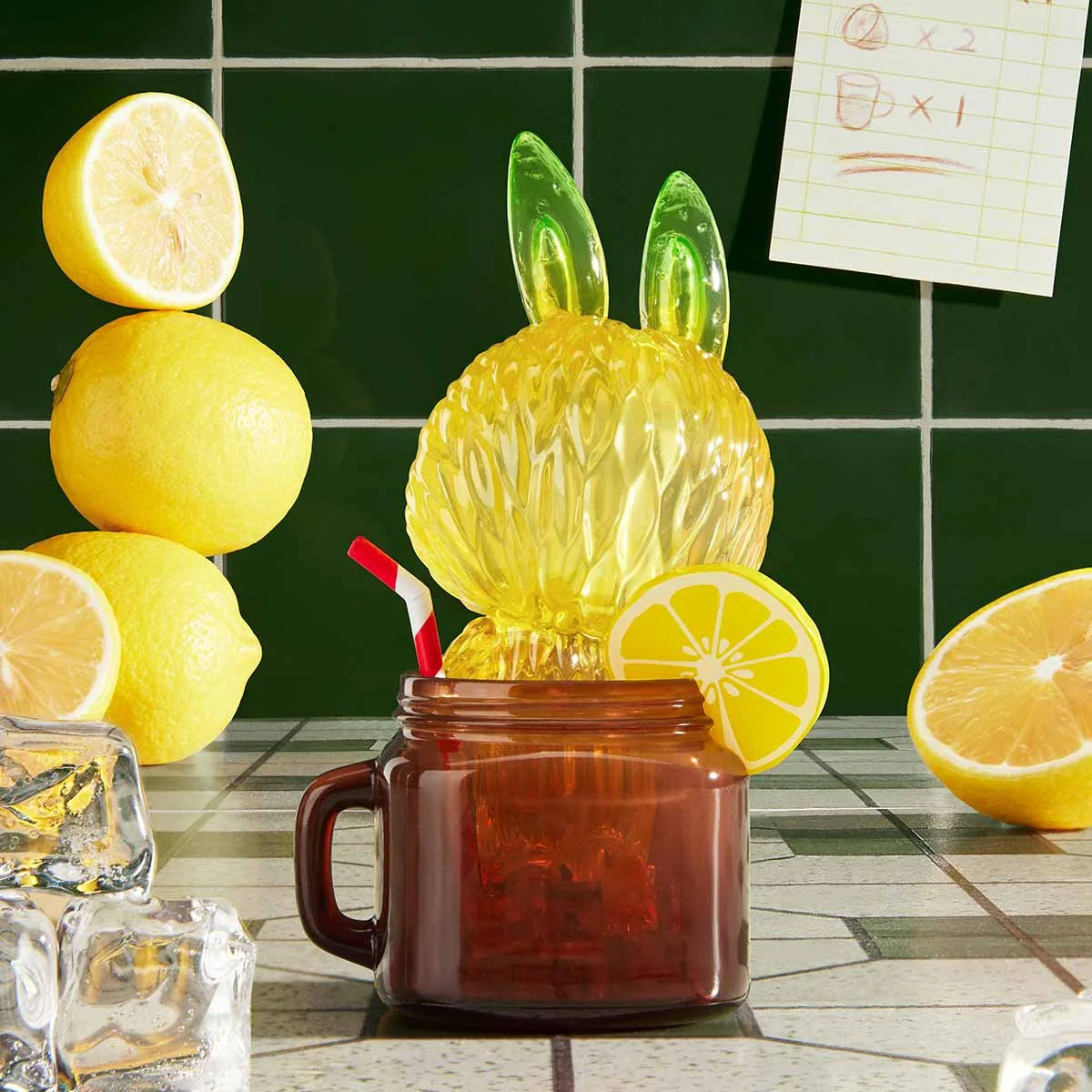 POP MART LABUBU Lemon Tea Figure