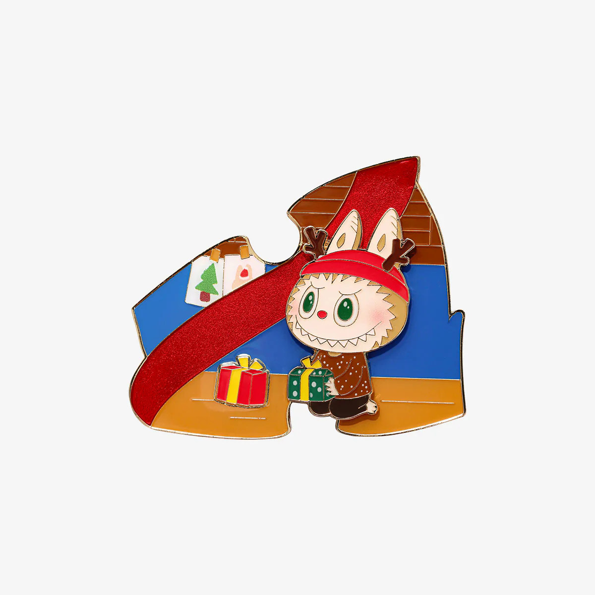 POP MART THE MONSTERS Let's Christmas Series-Fridge Magnet  1 Blind Box