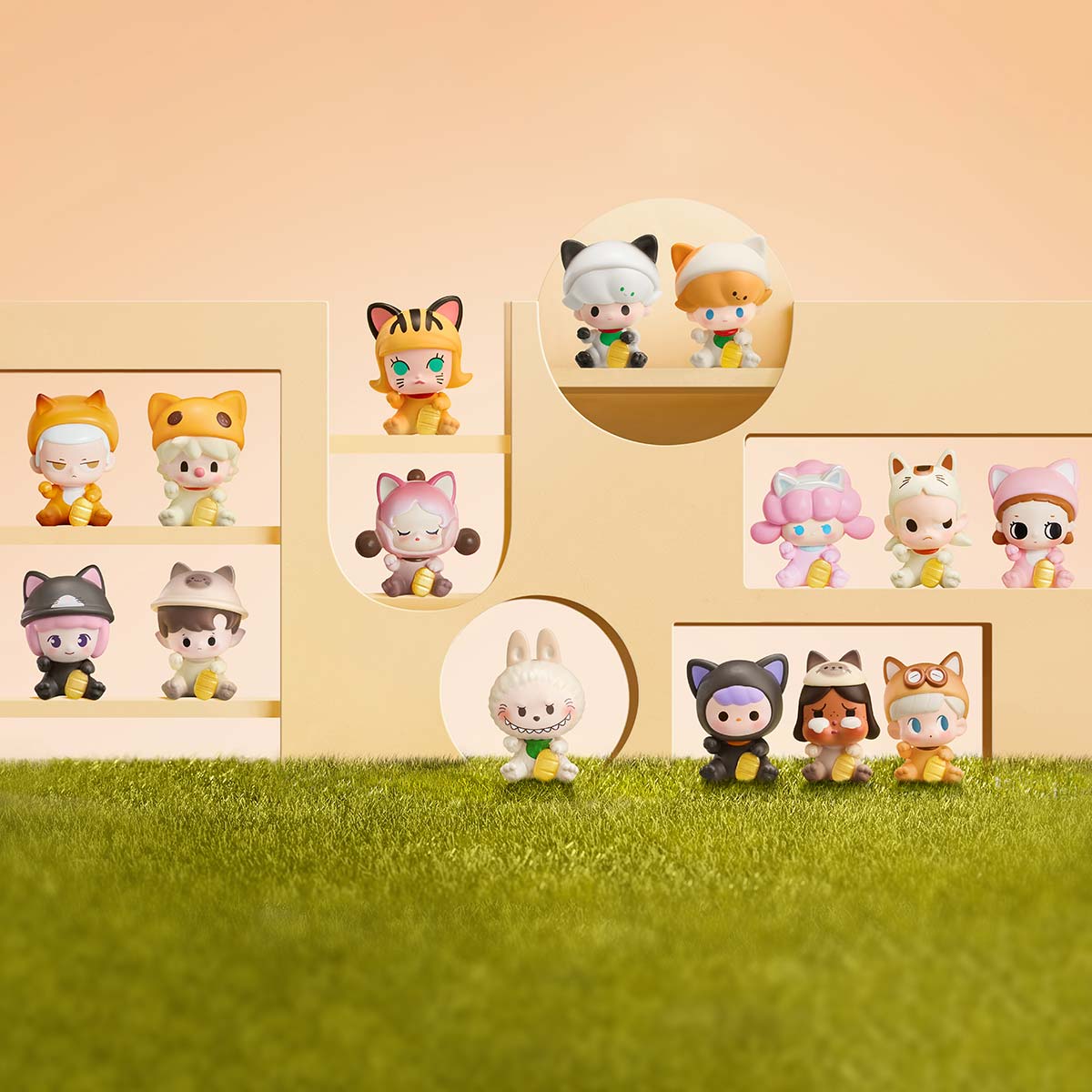 POP MART POP BEAN Lucky Cat Series 1 Blind Bag