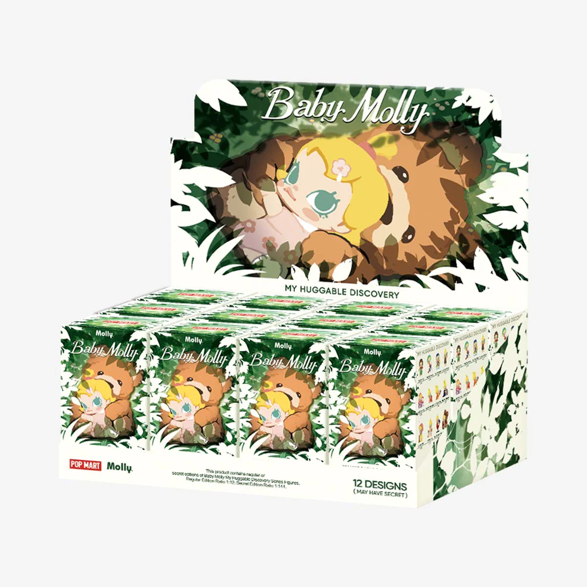 POP MART Baby Molly My Huggable Discovery Series Figures 1 Blind Box