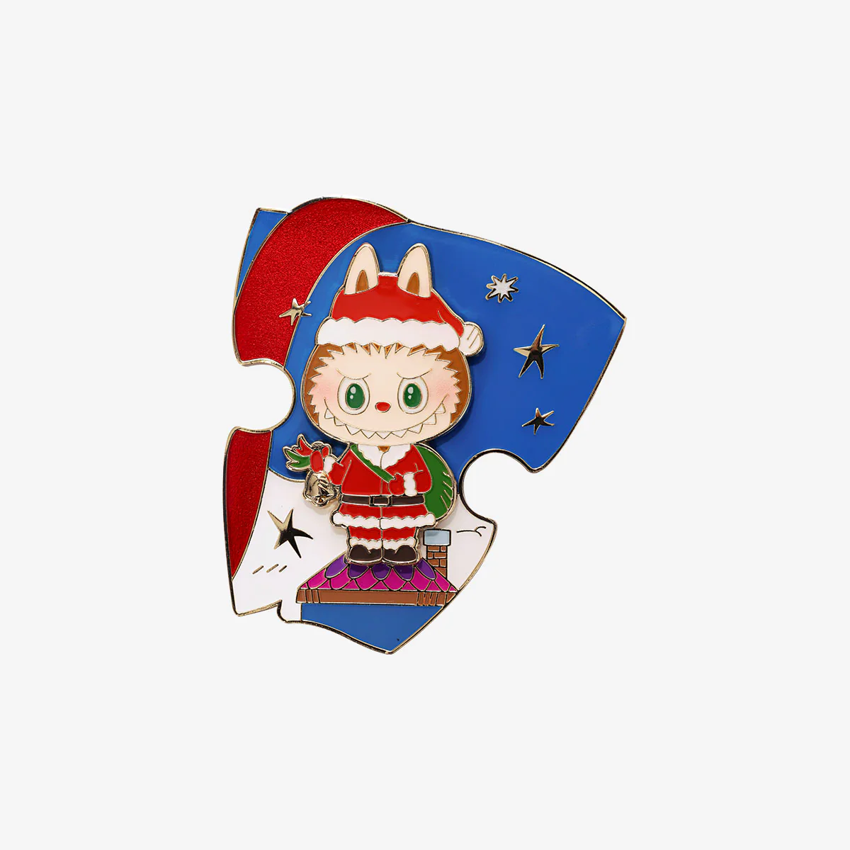 POP MART THE MONSTERS Let's Christmas Series-Fridge Magnet  1 Blind Box