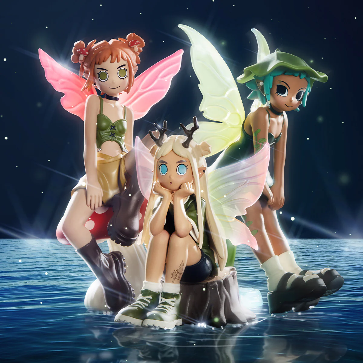 POP MART Peach Riot Punk Fairy Series Figures 1 Blind Box