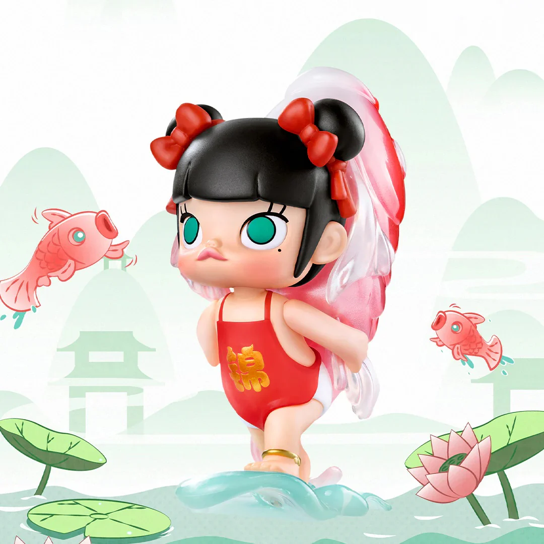 POP MART MOLLY & Koi 100% Figurine