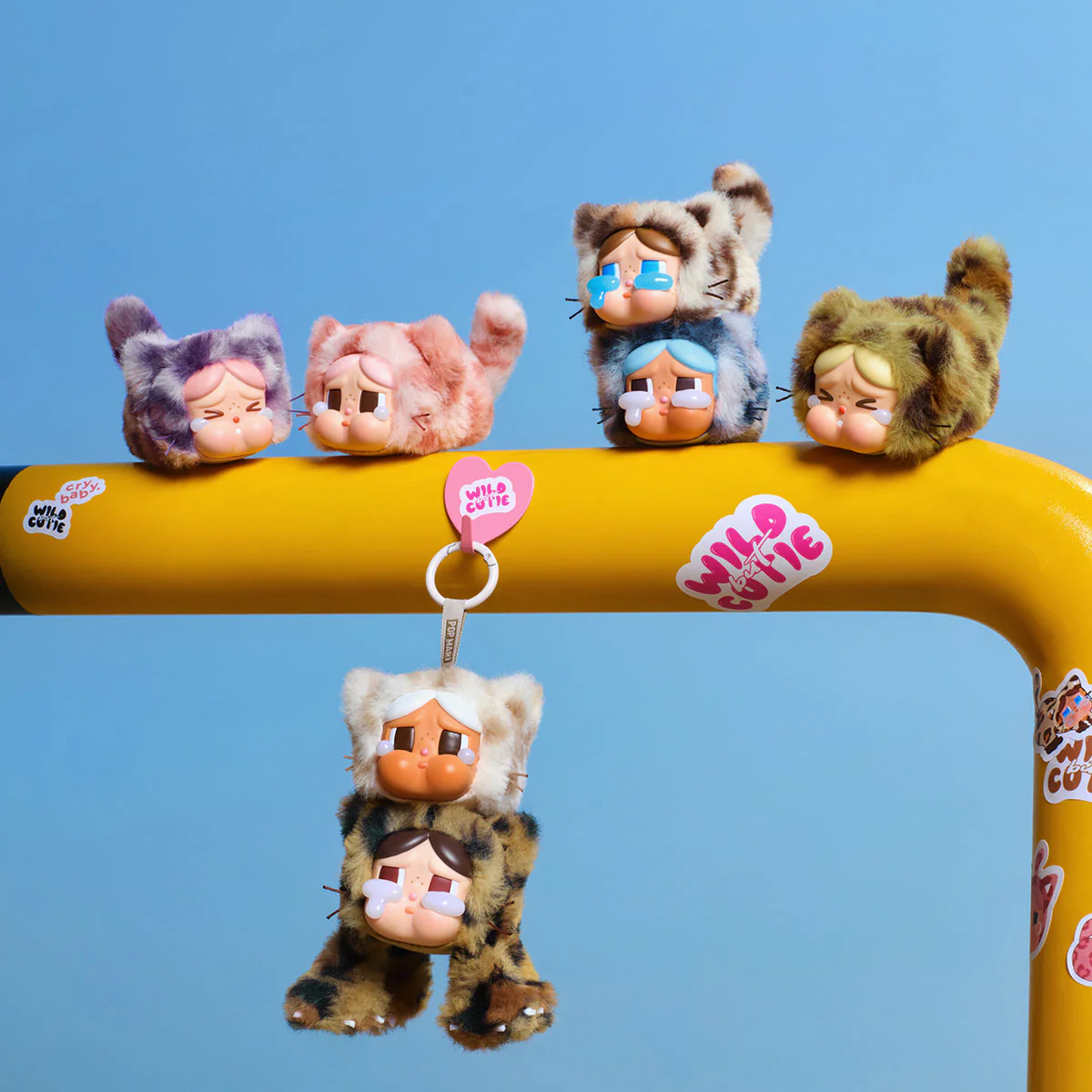 POP MART CRYBABY Wild but Cutie Series - Vinyl Plush Pendant 1 Blind Box