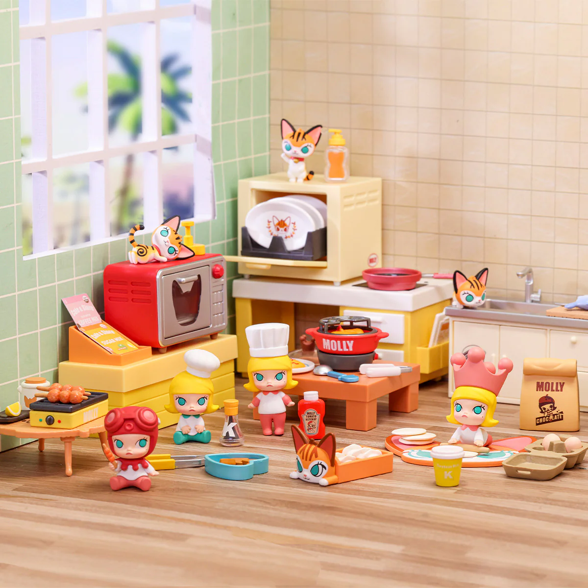 POP MART MOLLY Cooking Series Prop 1 Blind Box