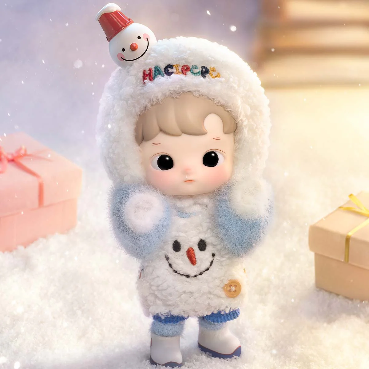 POP MART HACIPUPU Snowman is Coming Action Figure