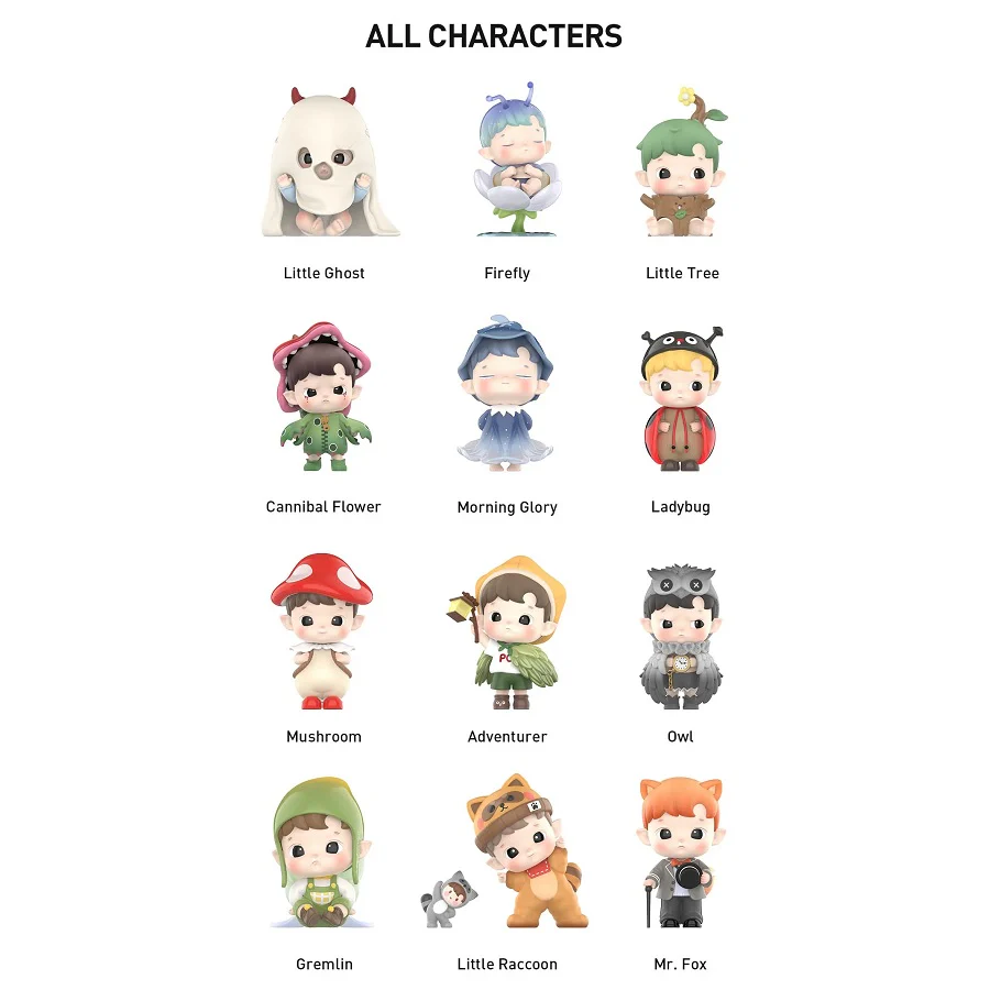 POP MART HACIPUPU Adventures In The Woods Series Figures 1 Blind Box