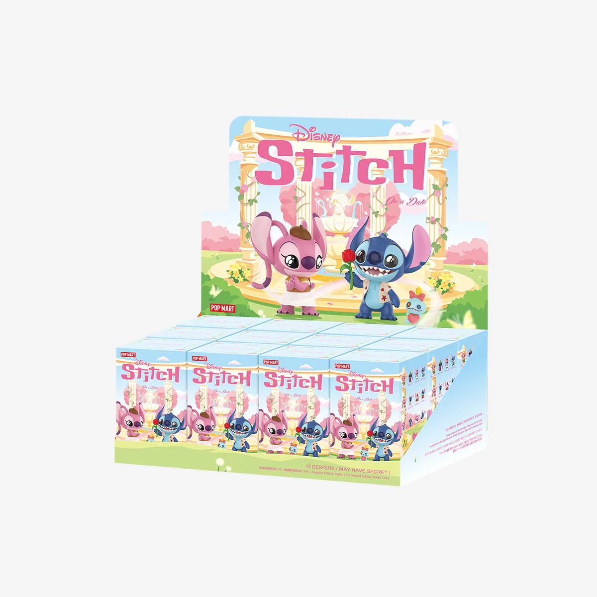 POP MART Disney Stitch on a Date Series Figures 1 Blind Box